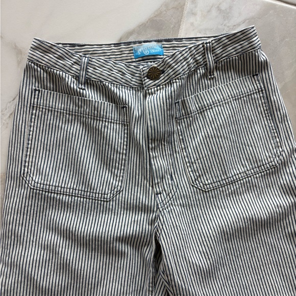 Show Me Your MuMu Striped Flare Jeans - Picture 3 of 7